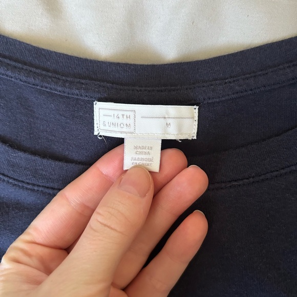 14th & Union Women’s Navy Top - Picture 3 of 7